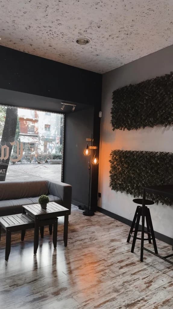 Interior detail of Cattleya Tattoo studio